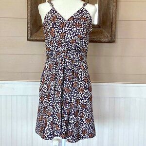 Loft Fit and Flare Baby Doll Mini Dress Sz Small